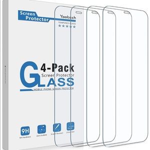 iPhone 12 Mini Tempered Glass Protector 4 Pack